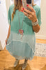 Sun-Washed Outing Dress - Aqua