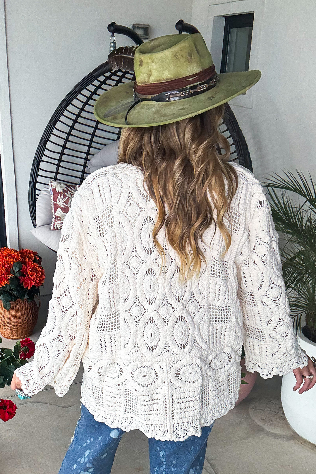 Cozy Clover Cardigan - Cream