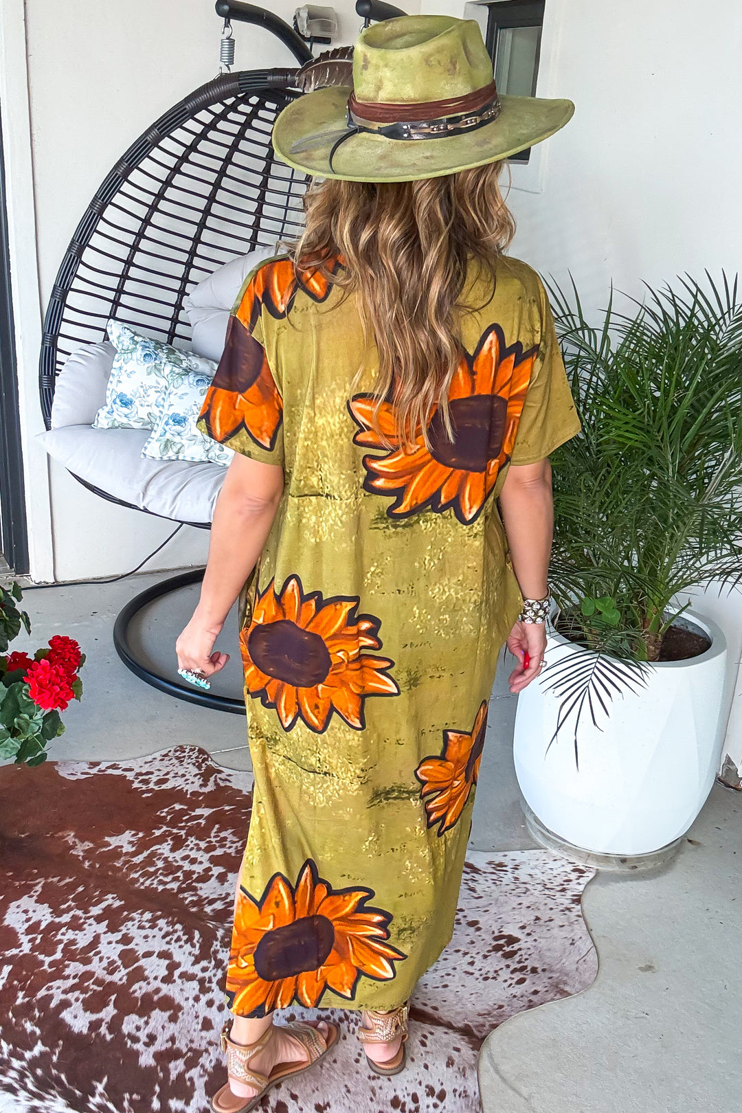 Mesa Moon Midi Dress - 100% Cotton