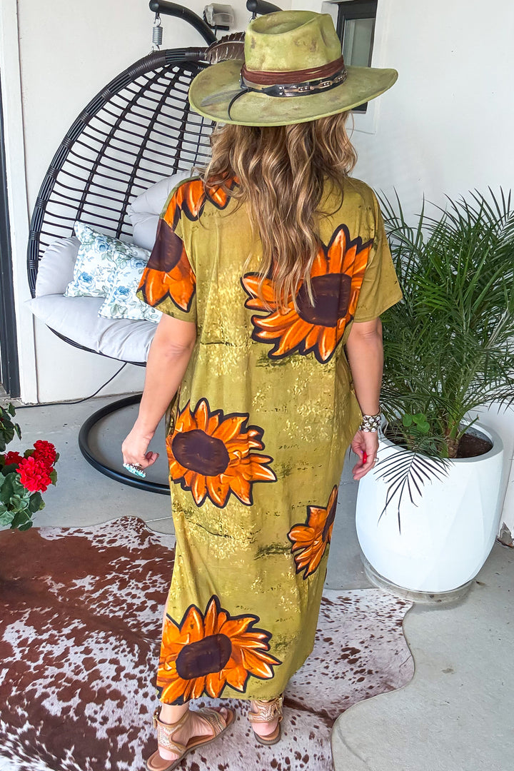 Mesa Moon Midi Dress - 100% Cotton