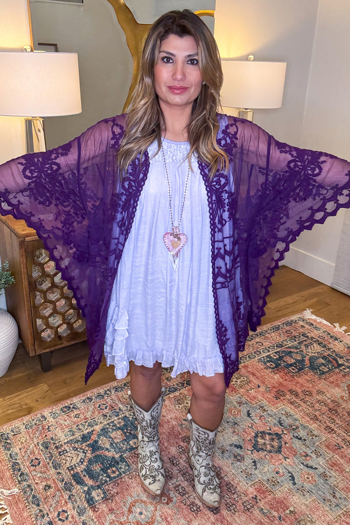 AHB EXCLUSIVE: Finding Perfection Kimono - Purple