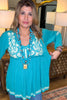 AHB EXCLUSIVE: Sparkling Smiles Tunic - Aqua