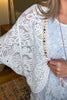 Riverstone Glow Crochet Cardigan/Top - Off White