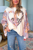 Shabby Affection Oversized Loose Fit Peace Heart Top - 100% Cotton