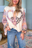 Shabby Affection Oversized Loose Fit Peace Heart Top - 100% Cotton