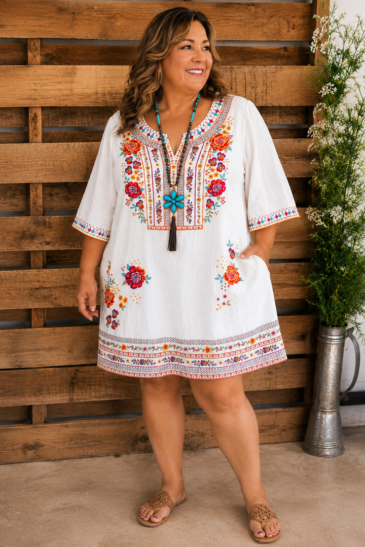AHB EXCLUSIVE: In The Garden Tunic - Ivory