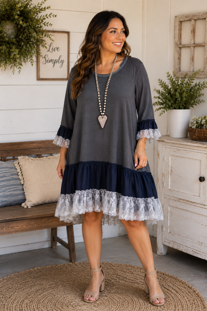 Hidden Valley Dress - Dark Gray