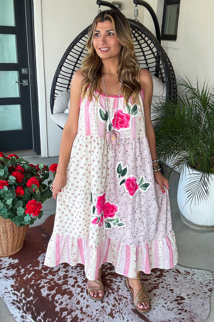 Flowers and Sunshine Maxi Dress