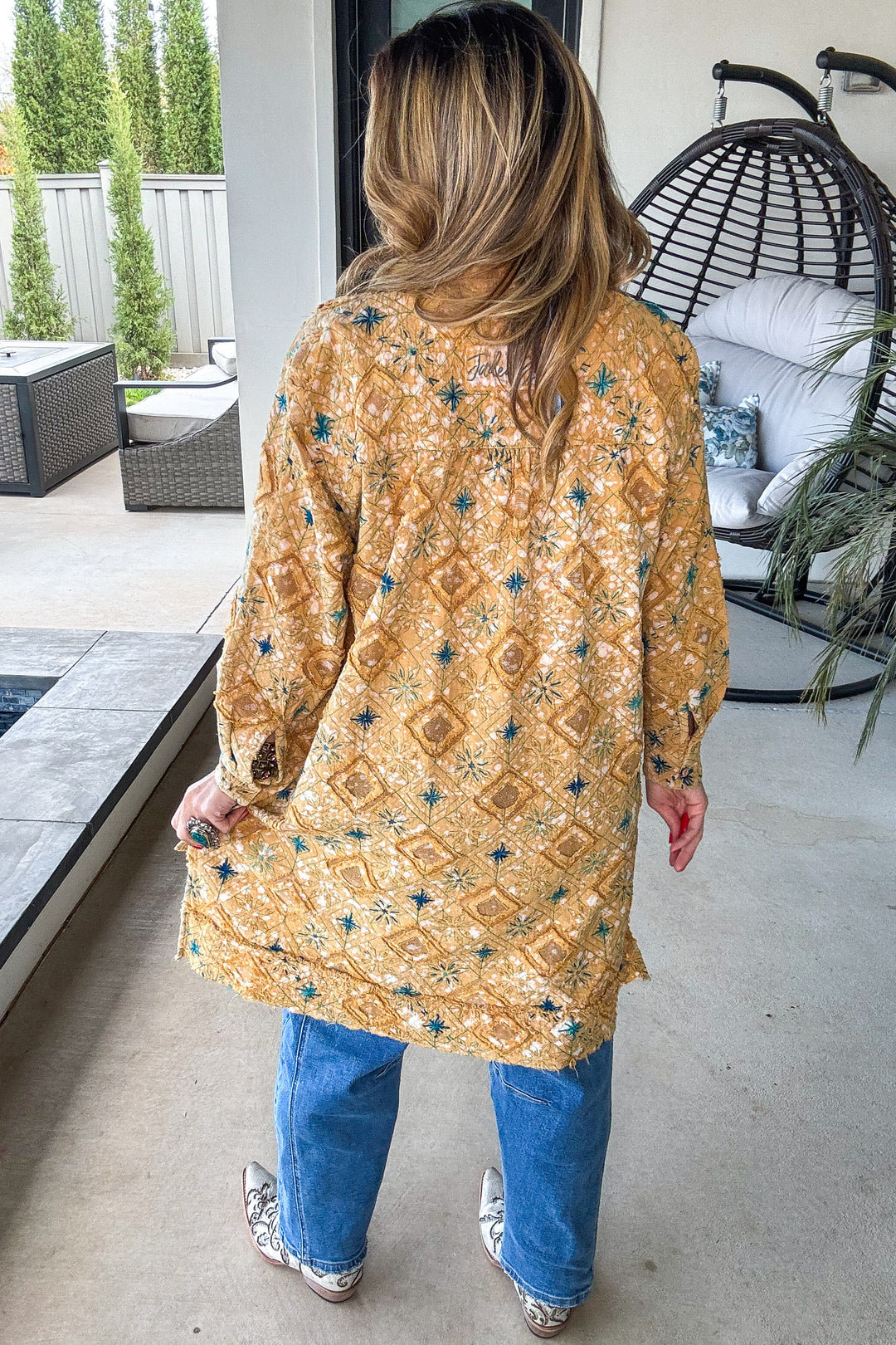 PRE ORDER: Golden Mesa Handmade Embroidered Tunic - 100% Cotton