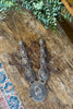 Western Concho Statement Long Necklace | Silver Burnished