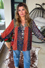 Along The Way Blouse - Gravel