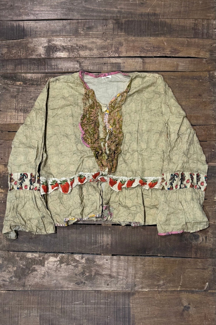 HJG Honey Bloom Top - Moss