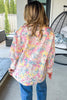HANDMADE - Hand Stitched - Wildbloom Button Up Top - 100% Cotton