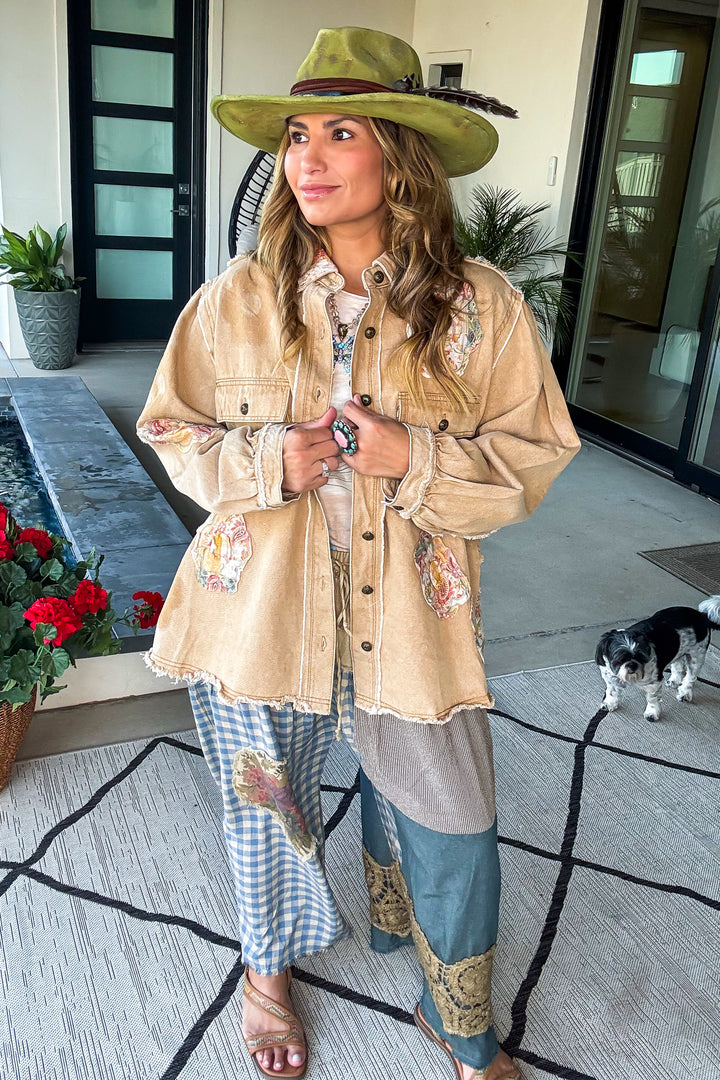 Prairie Patch Shacket - 100% Cotton