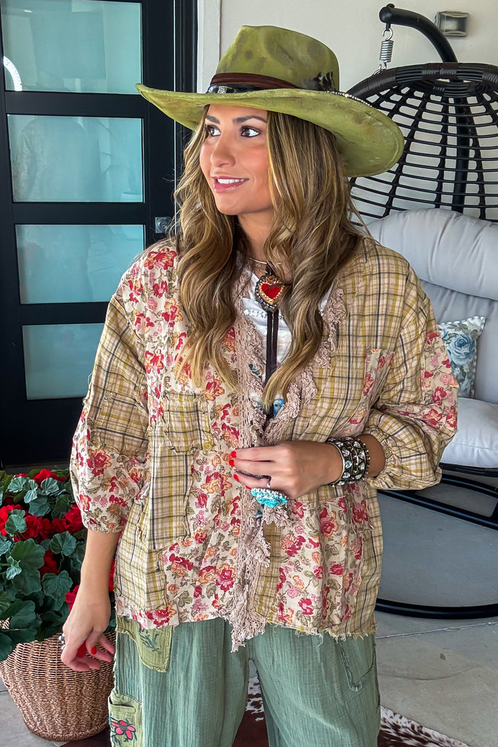 PRE ORDER: Wildflower Fountain Jacket - 100% Cotton