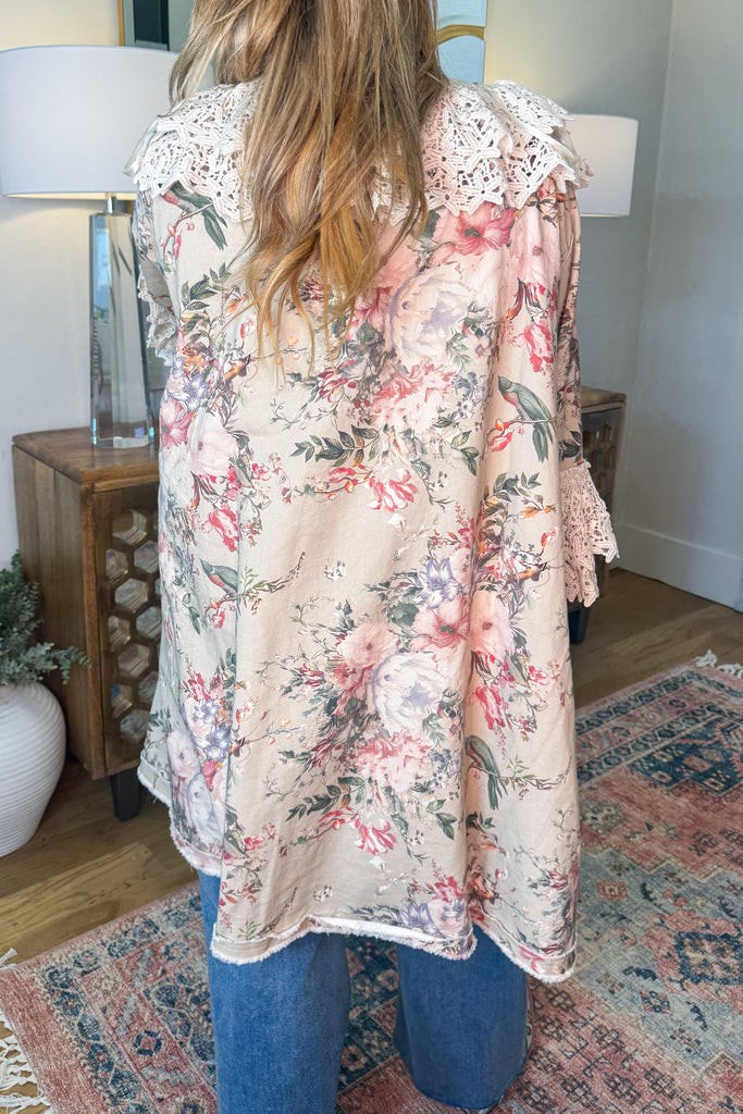 Sweet Meadows OVERSIZED Cardigan - 100% Cotton