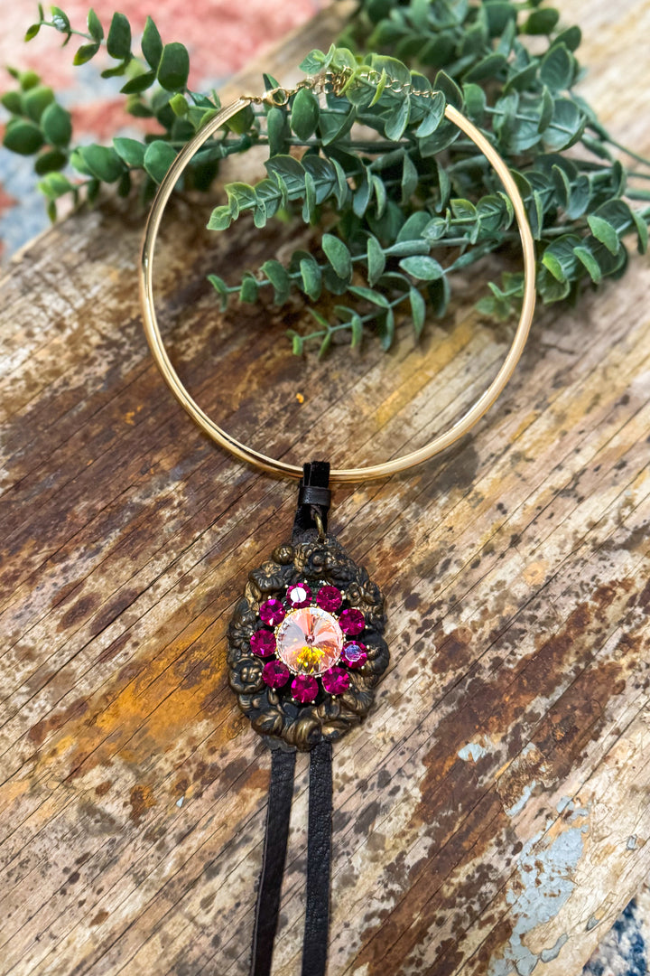 HANDMADE Cameo Necklace Jaded Gypsy - Choker