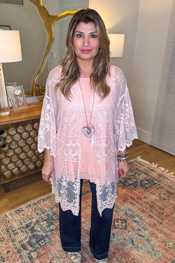AHB EXCLUSIVE: Finding Perfection Kimono  - Pink