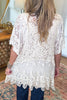 The Sweetest Hello Crochet Vest - Beige