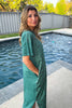 Chief Joseph Midi Dress - 100% Cotton - Green
