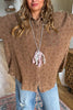 Daisy Dreams Tunic - Mocha - 100% Cotton