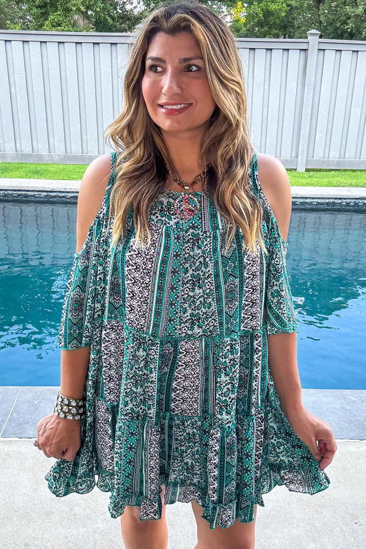 Voice Of Truth Tunic/Dress - Multi Mint