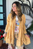 Well With My Soul Jacket - 100% Cotton - Mustard