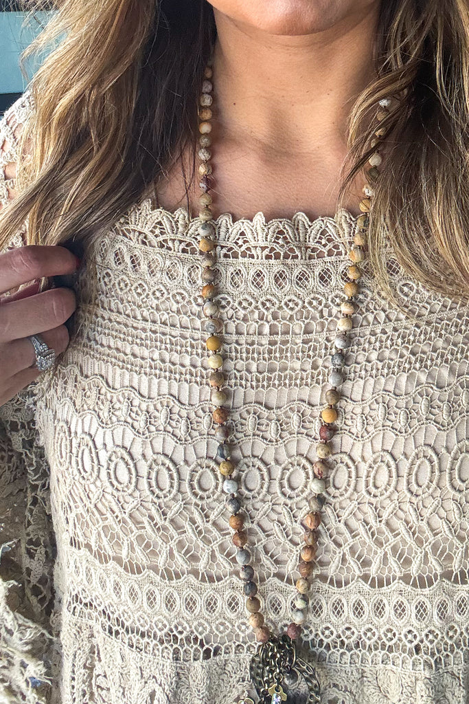 Whispering Lace Crochet Dress - 100% COTTON - MADE IN USA