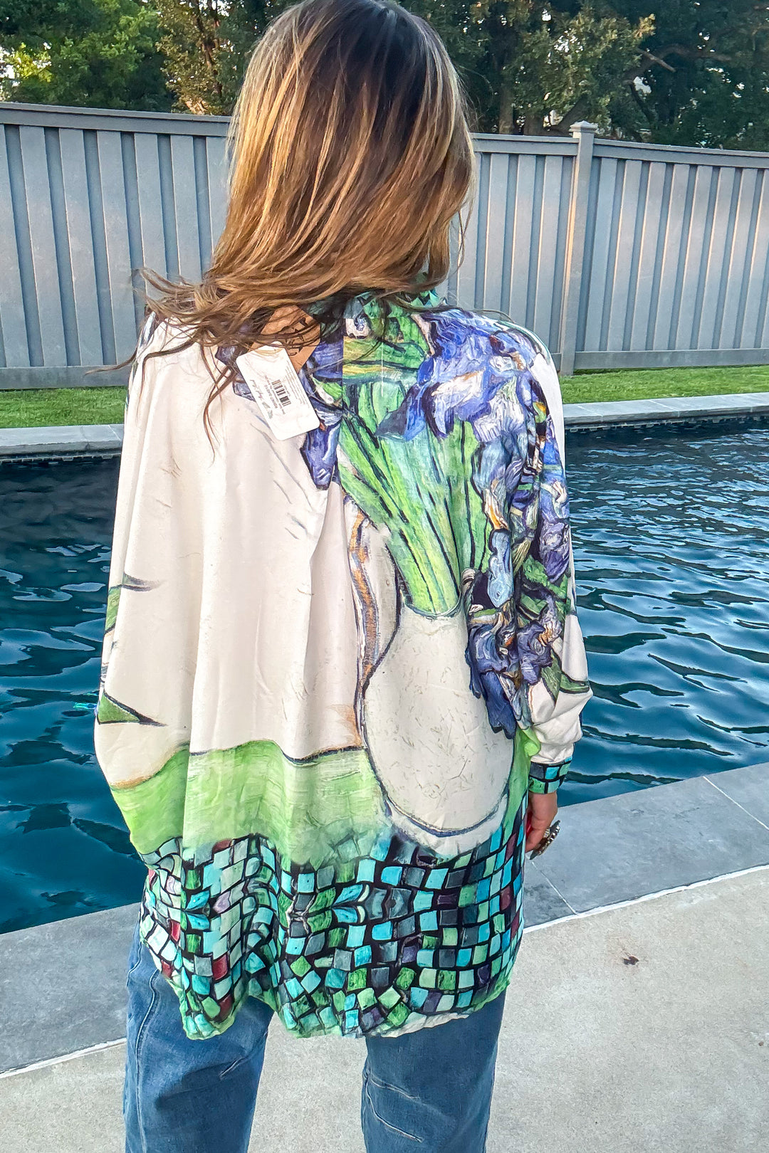 Wild Iris Oversized Flow Tunic
