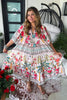 Sunlit Favor Dress - 100% Cotton - Natural Multi