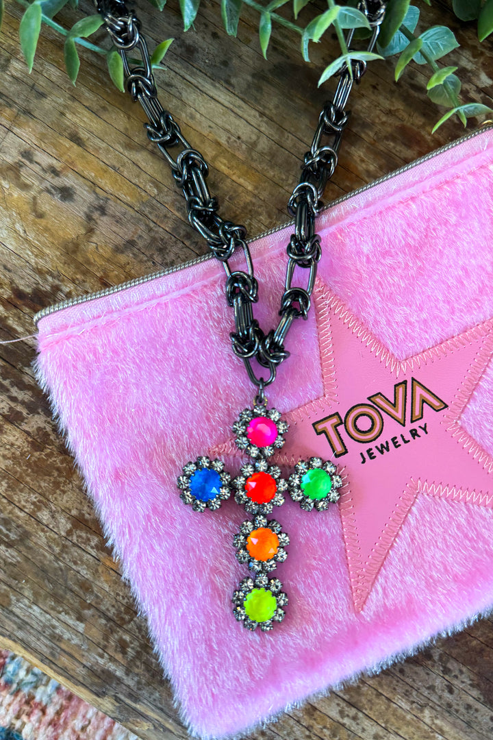 TOVA - The Madonna Necklace in Eletrics