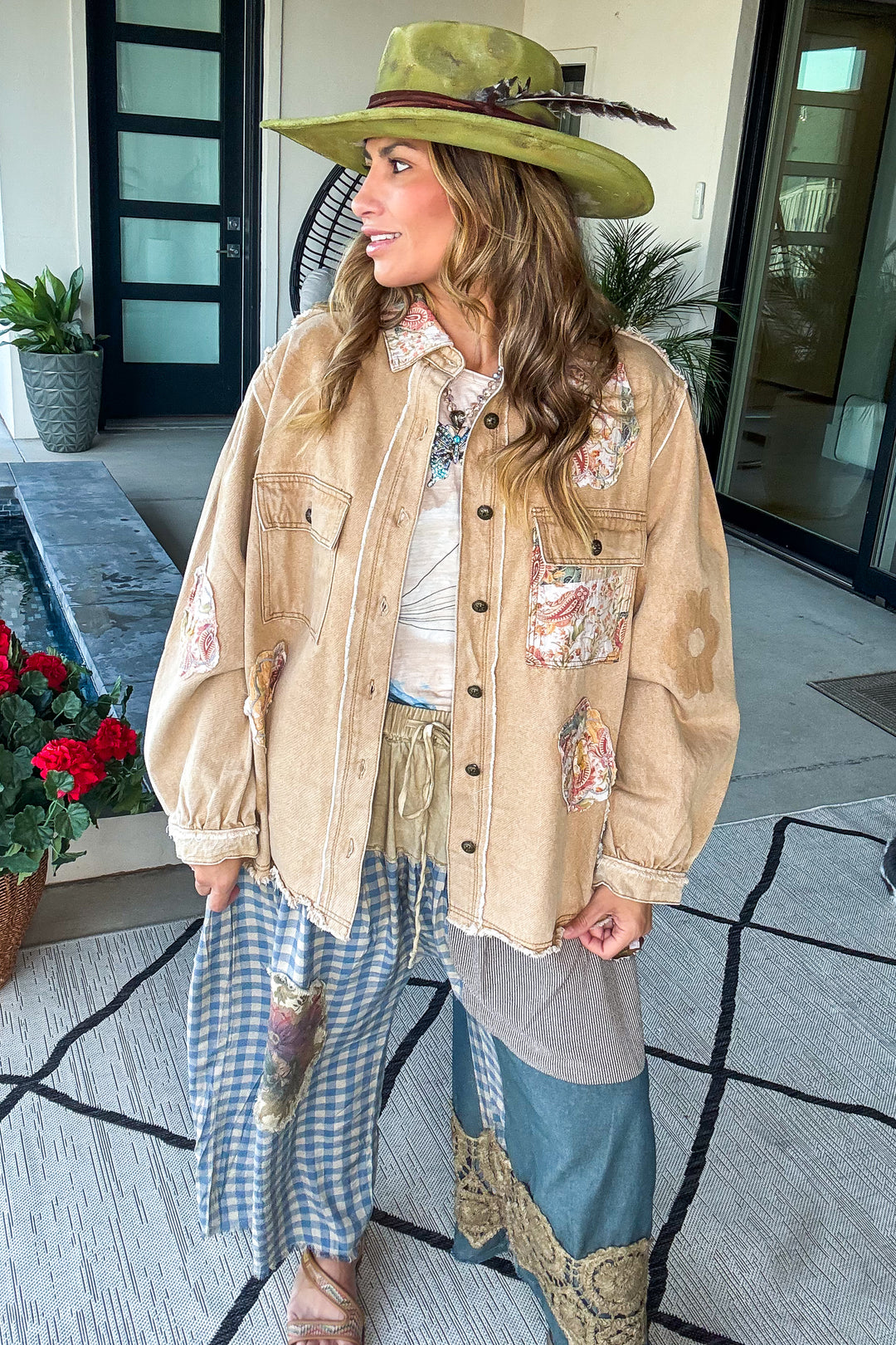 Prairie Patch Shacket - 100% Cotton