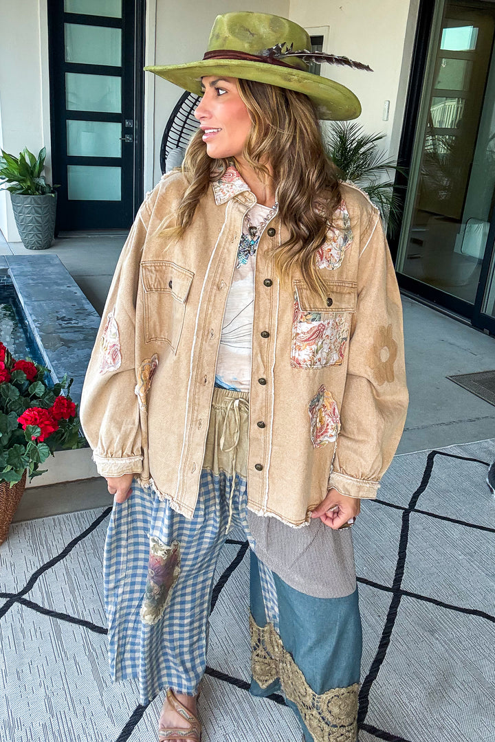 Prairie Patch Shacket - 100% Cotton