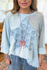 Star Energy Top - Blue - 100% Cotton