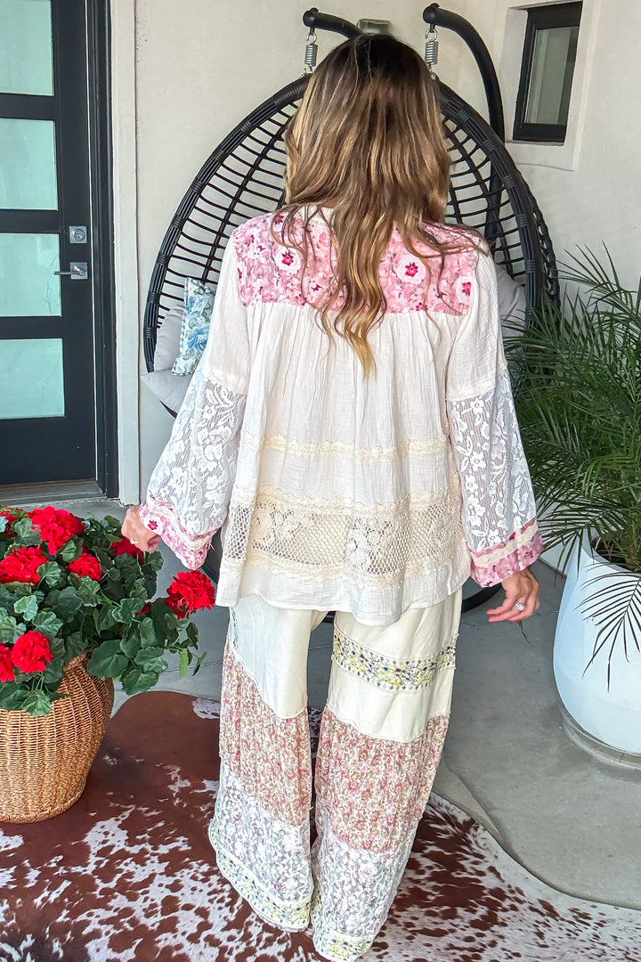Canyon Echo Elastic Waist Oversized Pants - 100% Cotton