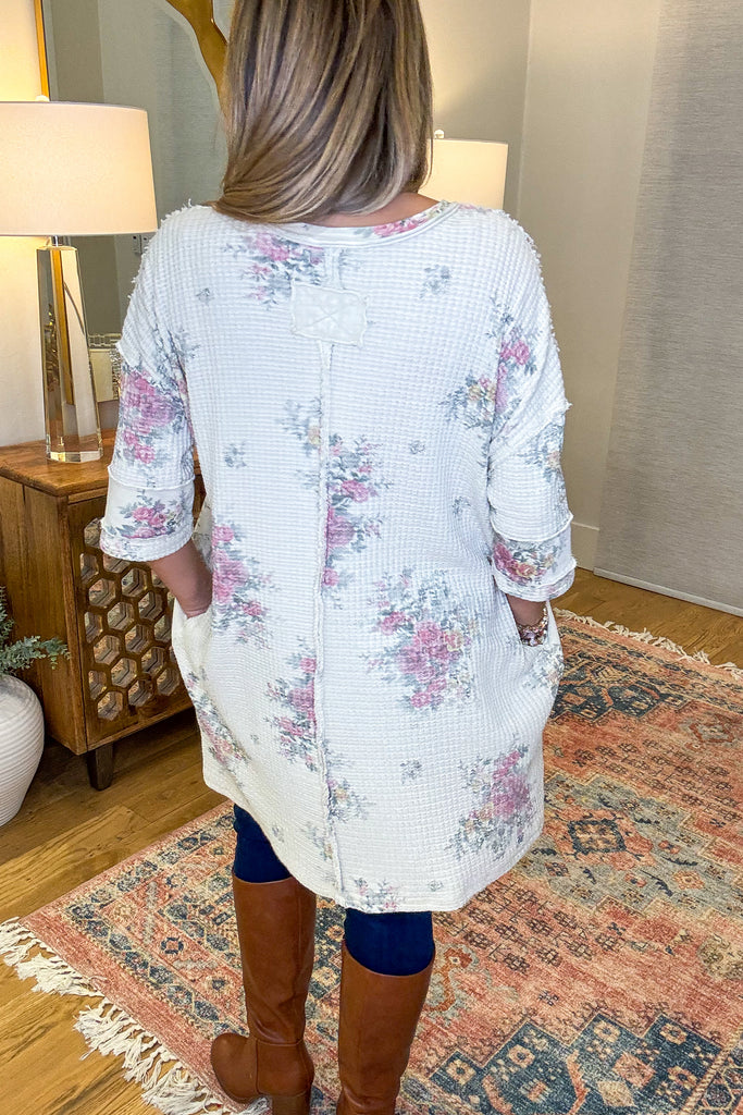 Amplify My Love Tunic/Dress - 100% Cotton - Natural