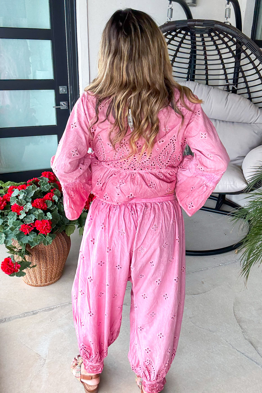 Heirloom Eyelet Bloomers - Petal Pink - House of Jaded Gypsy Exclusive