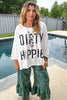 Dirty Hippie Oversized Top - 100% Cotton