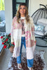 Peach Wood Haven Duster - Mauve