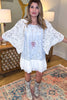 Riverstone Glow Crochet Cardigan/Top - Off White