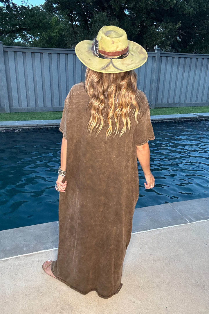 Buffalo Bill Cotton Oversized Jersey Dress - 100% Cotton