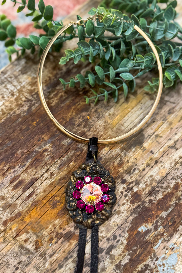 HANDMADE Cameo Necklace Jaded Gypsy - Choker