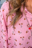 Daisy Dreams Tunic - Pink  - 100% Cotton