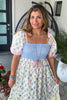 Wildflower Avenue Maxi Dress -Yellow - 100% COTTON