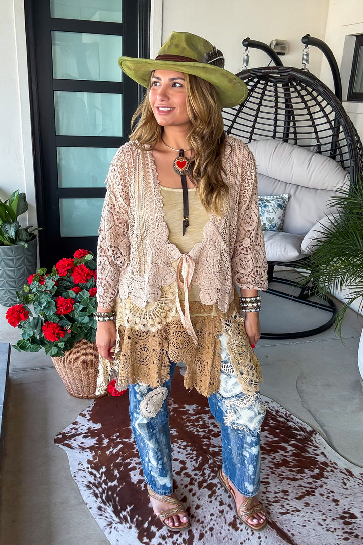 PRE ORDER: Whispering Details Split Tails Jacket - 100% Cotton - Made in USA - Arrives in 3 days