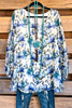 Color of Spring Blouse - Blue
