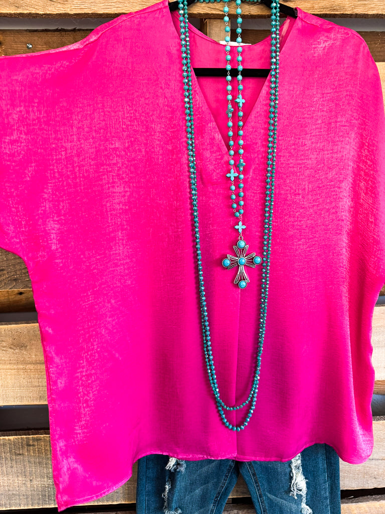 Shine With Passion Top - Pink