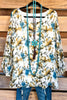 Color of Spring Blouse - Brown - SALE
