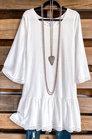 Lovely Evaluation Dress - White