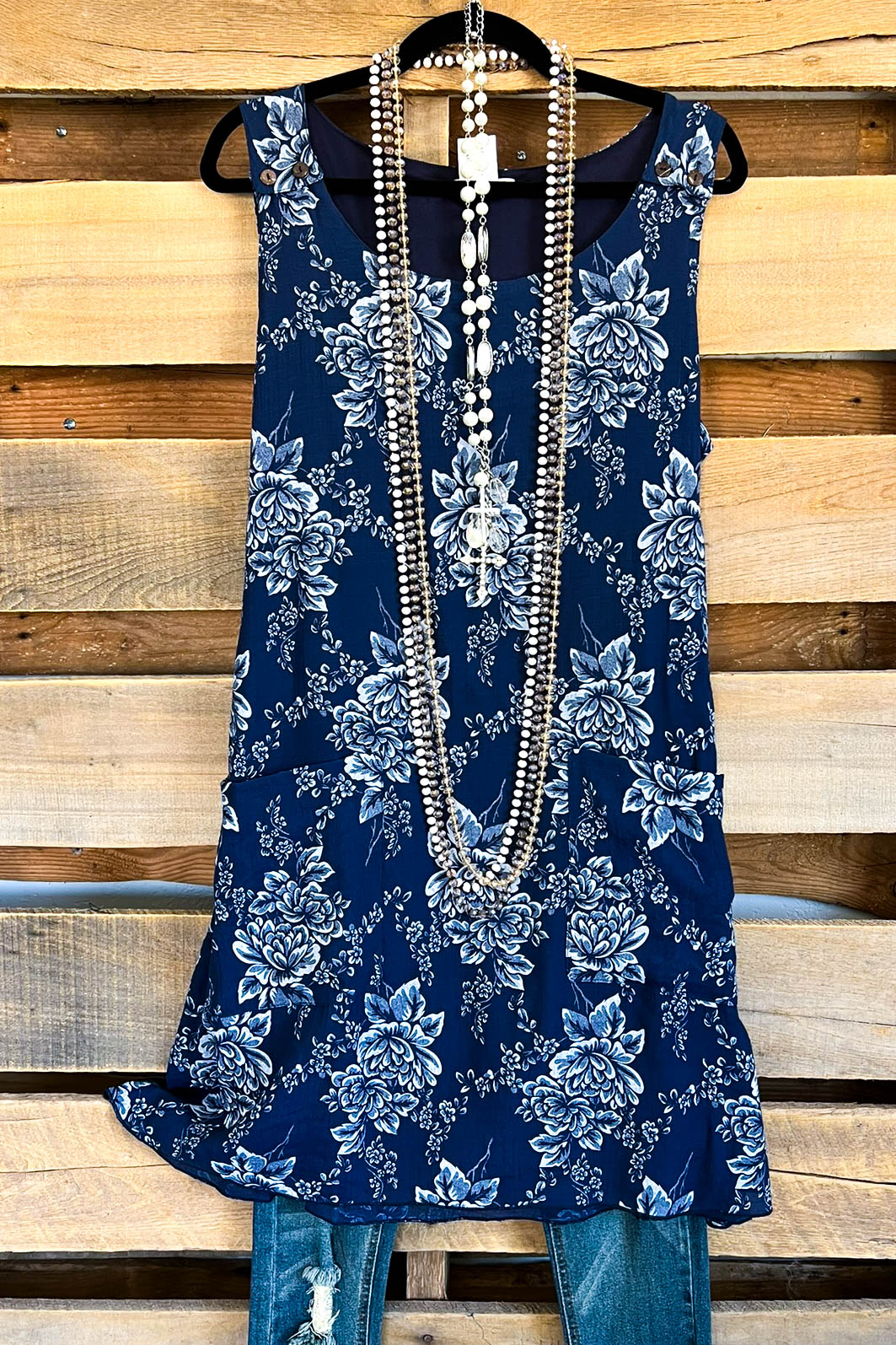 Take A Tour Dress - Navy - SALE